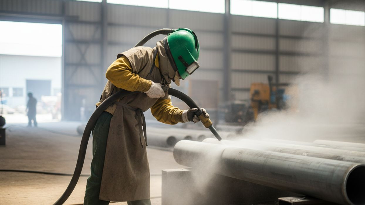 SA 2.5 Yüzey Temizliği Örneği