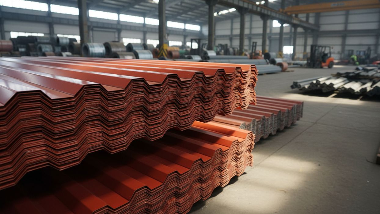 Boyalı Trapez Çatı ve Cephe Kaplaması Uygulaması