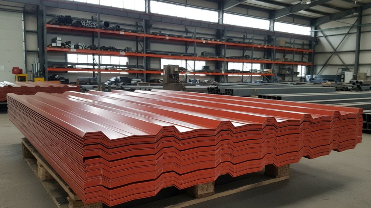 Galvanizli ve Boyalı Çatı Sacı Uygulaması