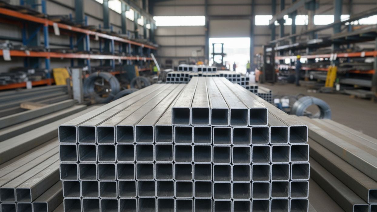 Galvanizli Kutu ve Dikdörtgen Profil Stokları