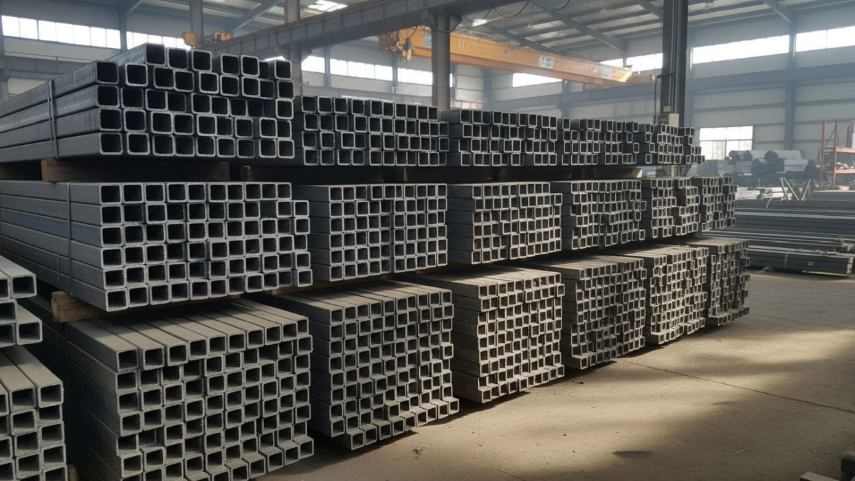 Siyah Kare ve Dikdörtgen Profil Stokları